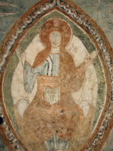 godong-12th-century-romanesque-fresco-depicting-jesus-christ-in-saint-chef-abbey-church-isere-france